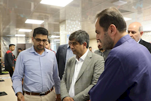 تقویت تعامل صنعت و فناوری؛ بازدید مدیران فولاد مبارکه از یک شرکت دانش‌بنیان