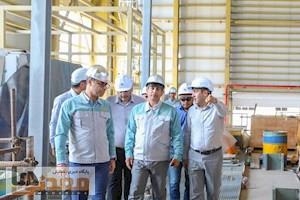 بازدید مدیرعامل فولاد مبارکه از روند بازسازی نیروگاه ۹۱۴ مگاواتی و مگامدول‌های شهید خرازی