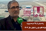 رشد بیش از ۲۵ درصدی پروژه فولاد اقلید پارس تا پایان سال ۱۴۰۳