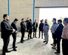 بازدید مدیرعامل شرکت فرآوری معدنی اپال کانی پارس از پروژه سالن ورزشی چندمنظوره شهر قاسم‌آباد