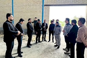 بازدید مدیرعامل شرکت فرآوری معدنی اپال کانی پارس از پروژه سالن ورزشی چندمنظوره شهر قاسم‌آباد