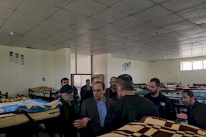 بازدید مدیرعامل فولاد اکسین از اردوگاه خدمت‌رسانی به زوار اربعین / فولاد اکسین خوزستان