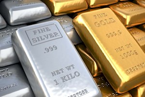 نوسان شدید در بازارهای جهانی فلزات ارزشمند طلا و نقره به شدت سقوط کردند